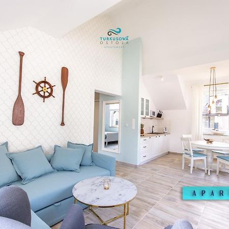 Turkusowa Ostoja Apartament Łukęcin Eksteriør billede