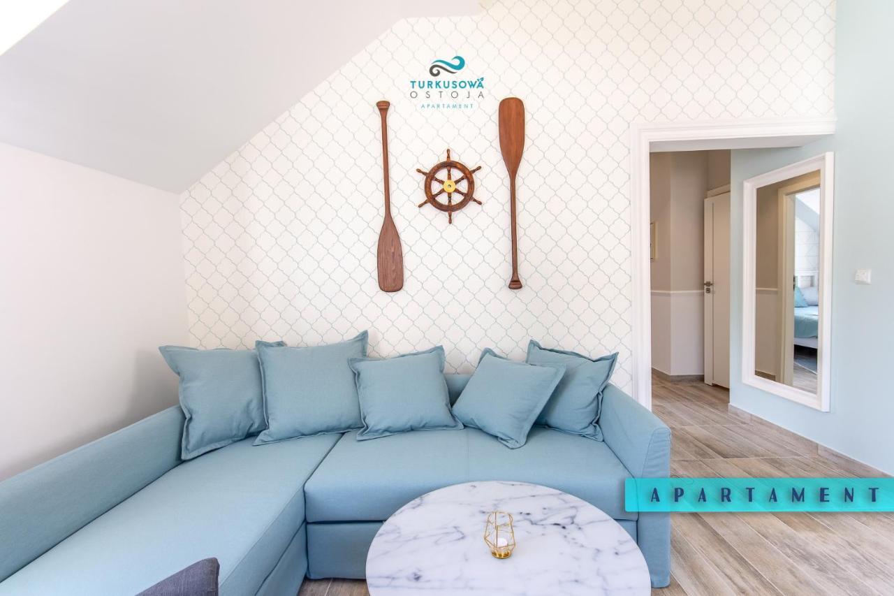Turkusowa Ostoja Apartament Łukęcin Eksteriør billede