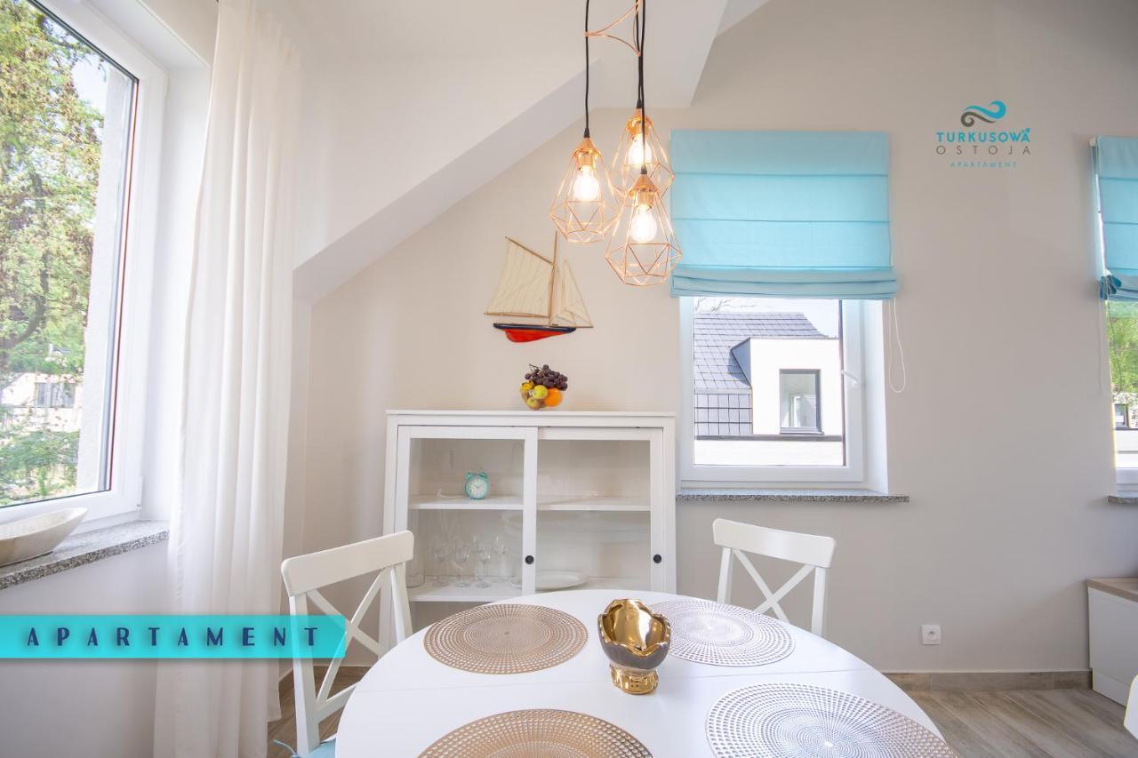 Turkusowa Ostoja Apartament Łukęcin Eksteriør billede