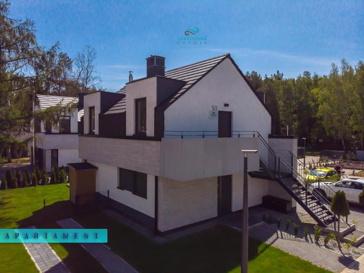 Turkusowa Ostoja Apartament Łukęcin Eksteriør billede