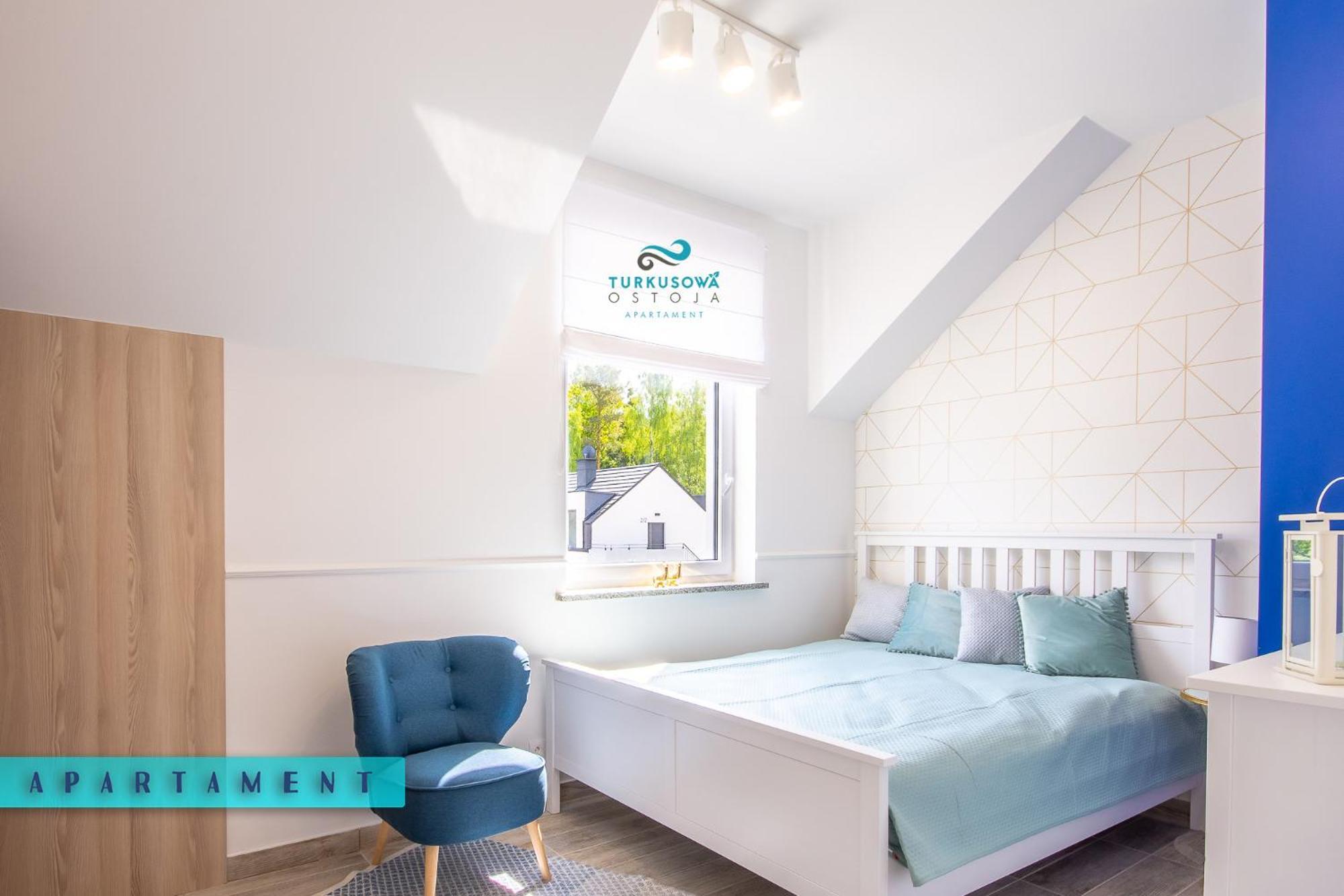 Turkusowa Ostoja Apartament Łukęcin Eksteriør billede